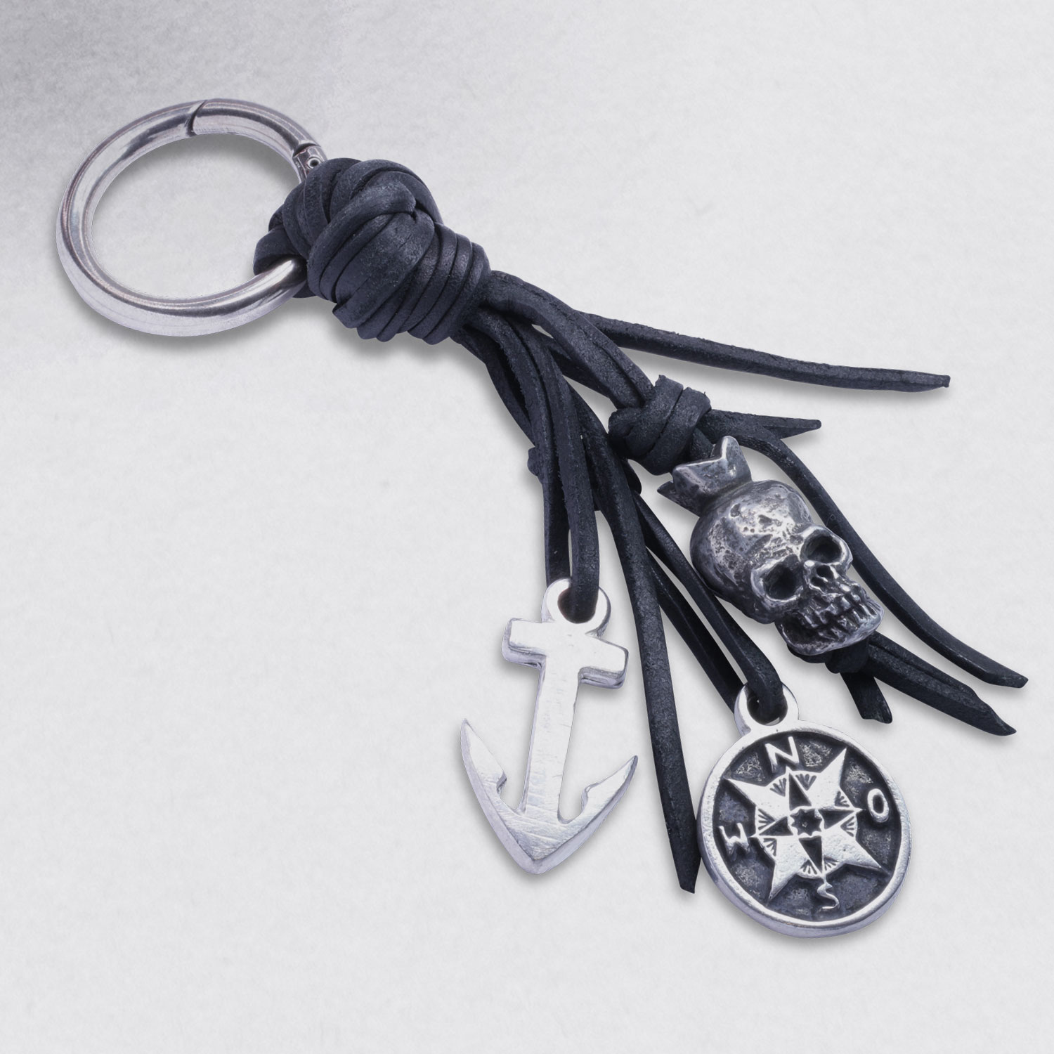 Schlüsselanhänger mit Skull, Halsbandanhänger, Taschenanhänger